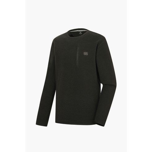 코오롱 스포츠남성 패턴 후리스 기모 플리스 라운드티 JWTBW22231DGY720239