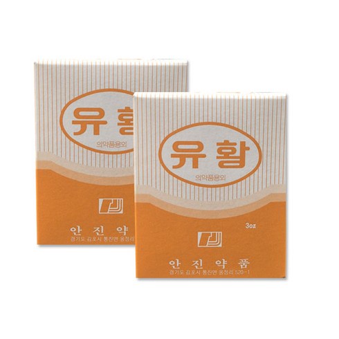 유황 - 안진약품 유황 100g, 2개