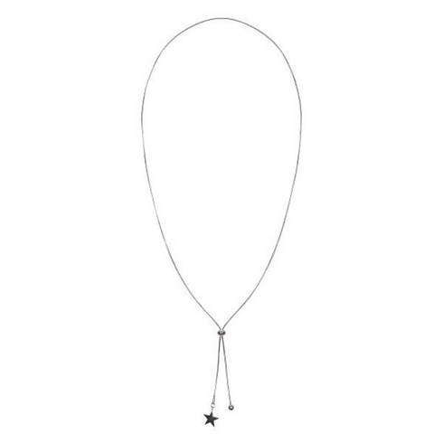 LUVISTRUE AM DROP NECKLACE(SILVER)