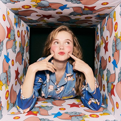 애니바디 덤보 케릭터 밍크스판 파자마ANJS22T82 NC청주점