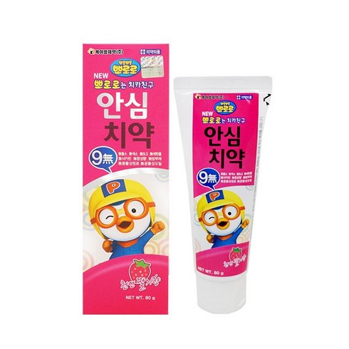 뽀로로치약 - 뽀로로 안심 치약, 80g, 5개