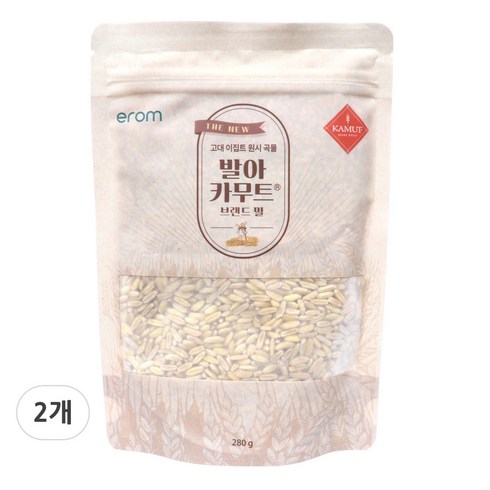 발아카무트 - 이롬 발아 카무트 브랜드밀, 2개, 280g