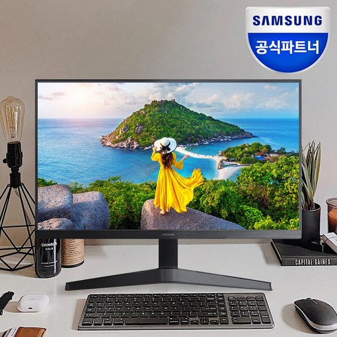 삼성전자 삼성 S22C310 22인치 IPS 모니터 S22C310 75Hz 베젤리스 FreeSync 눈 보호, LS22C310EAKXKR