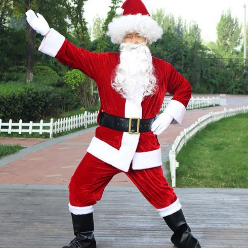 2023년 가성비 최고 산타복장대여 - SANTA 남자 산타복 복장 의상 코스튬 코스프레 빅사이즈 옷 크리스마스
