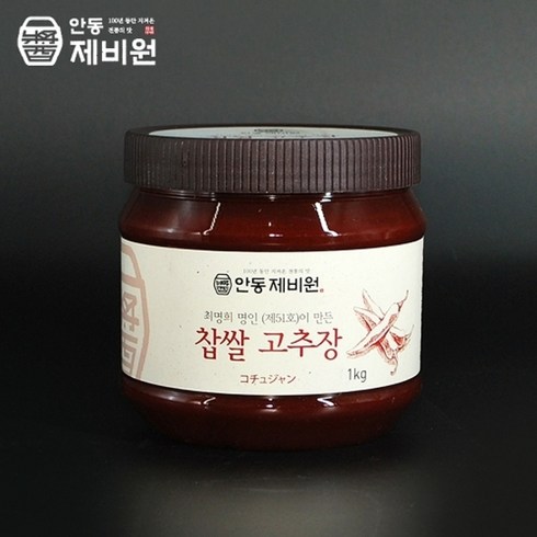 더조은푸드 [안동제비원] 찹쌀고추장 1kg, 단품없음