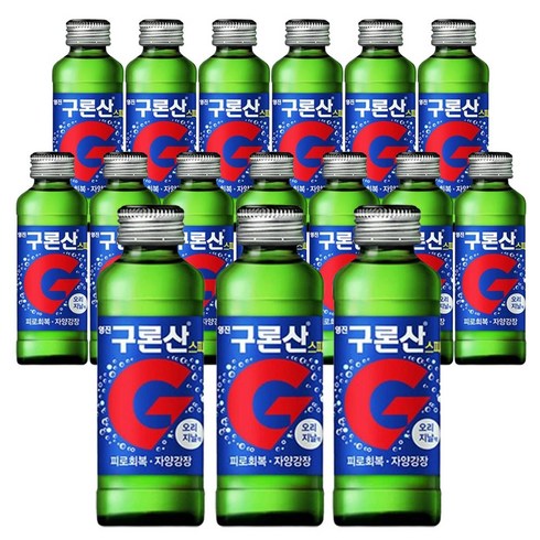 구론산 스파클링 150ml 30병 x2개 에너지음료 음료수 병음료 드링크 박스