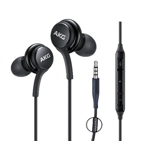 삼성이어폰 - 삼성 AKG 유선이어폰 정품 갤럭시 S8 S9 S10 노트 8 노트 9, 블랙