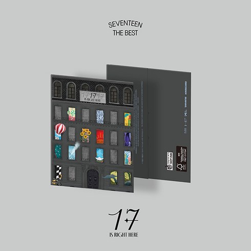 핫트랙스 SEVENTEEN(세븐틴) - BEST ALBUM: 17 IS RIGHT HERE [WEVERSE ALBUMS VER]