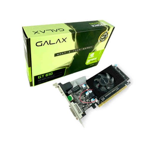 2024년 가성비 최고 그래픽카드 성능순위 - 갤럭시 갤럭시 갤라즈 GALAX 지포스 GT610 D3 2GB LP