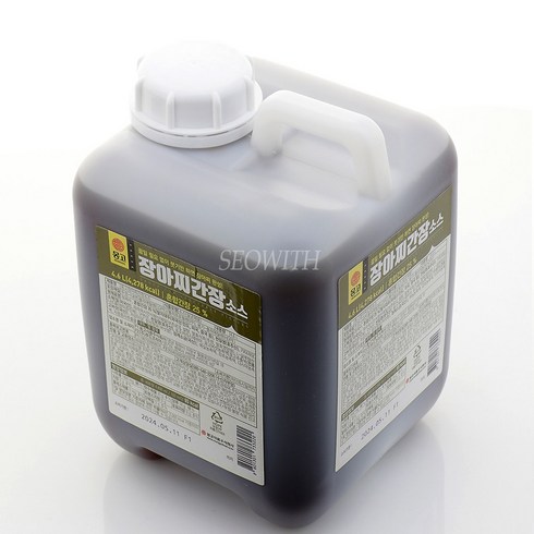 몽고간장 장아찌 간장 소스, 1개, 4.6L