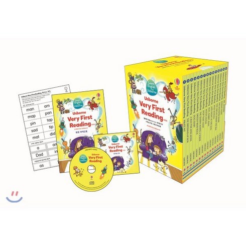 Usborne Very First Reading 시리즈 영어책 15권 세트 (한글번역수록 / 오디오CD / 파닉스카드 / 부모가이드북 포함), 어스본코리아