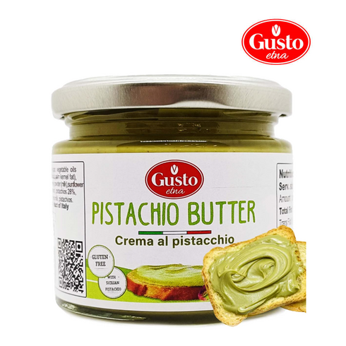 피스타치오버터 - [Gusto] 이탈리아 피스타치오 스프레드 크림 잼 버터 두바이 초콜릿 재료 Gusto Pistachio Nut Butter, 1개, 190g