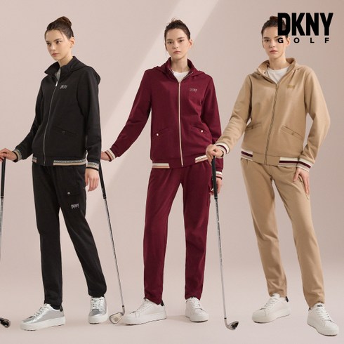 [DKNY GOLF] 윈드컷 캐주얼 져지셋업 여성 3컬러 택1