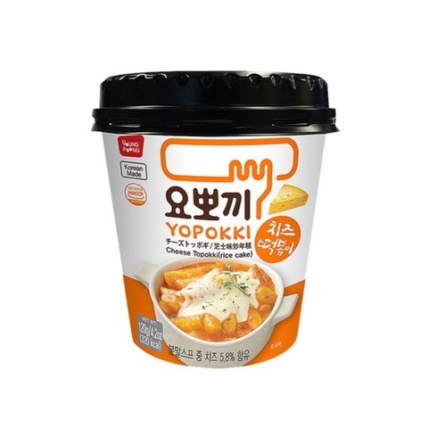 요뽀끼 치즈 떡볶이컵, 120g, 30개