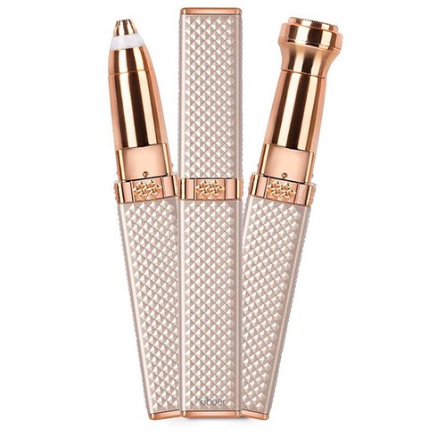 2023년 가성비 최고 아유아유 정리하브로우 - Kiboer 전동 눈썹 정리기 제모기 방수 USB 충전 다색, 골드