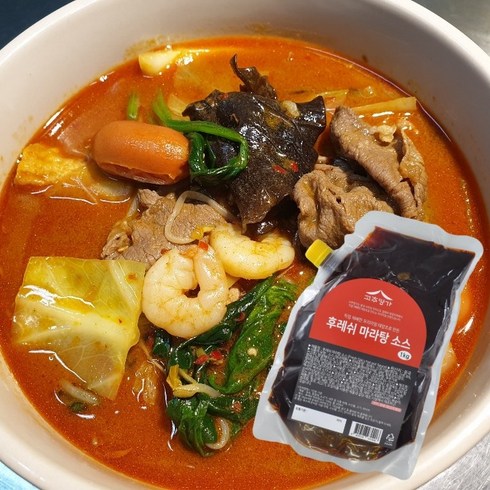 고추명가 후레쉬(한국식) 마라소스 1kg 골목식당 마라탕 훠궈 마라샹궈, 1개