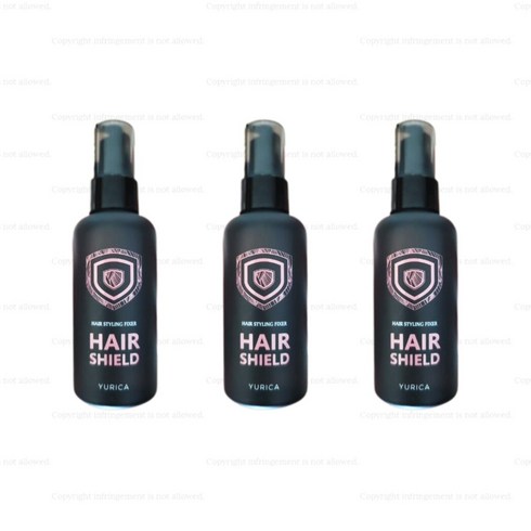 유리카 헤어실드 헤어픽서 스프레이 분사형 샘플증정, 3개, 80ml