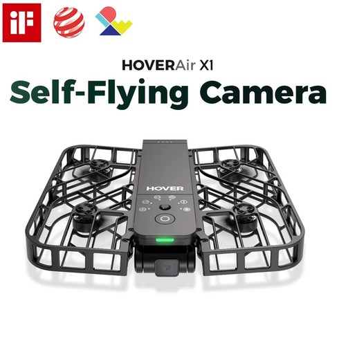 2024년 가성비 최고 호버에어x1 - 액션 선물 사이즈 호버 카메라 카메라 크리스마스 HOVERAir X1 드론 선물 셀프 셀카 플라잉 포켓 X1 생일 에어 미니, 8)Black Power Bundle