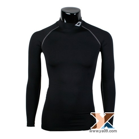 골드이스트 [발열원단사용] 동계 기모스판 언더셔츠 BK