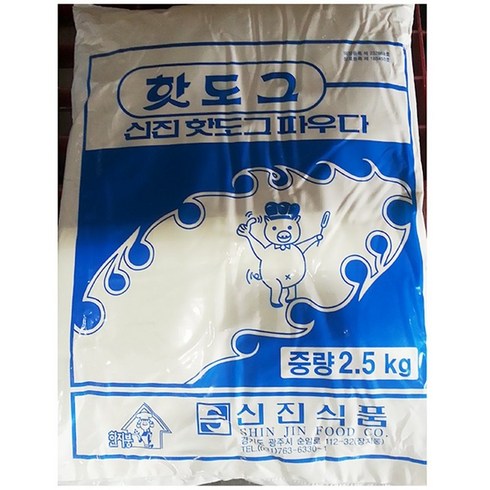 신진식품 [신진식품] 핫도그가루 (신진 2.5K) X 6, 2.5kg, 1개