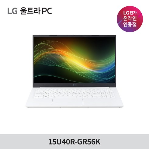 LG전자 2023 울트라PC 15, 화이트, 라이젠5, 256GB, 8GB, WIN11 Home, 15U40R-GR56K