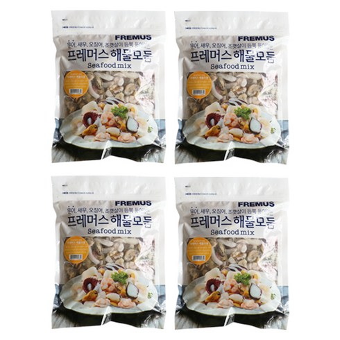 해물모듬 - 맛군 해물 모듬 600g, 4개