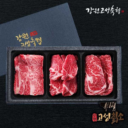 칡소 - [G][강원고성축협] 고성 칡소 냉장 로스선물세트 1호(1.5kg), 단품, 1개, 1.5kg