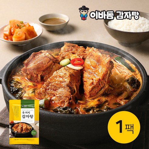 [프레시지]이바돔 우거지 감자탕 1kg, 단품