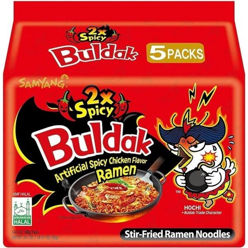 일본 수출용 핵불닭볶음면 라면 맛다름