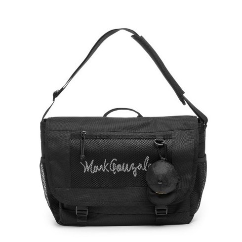 마크곤잘레스 MARK GONZALES Mesh Messenger Bag - BLACK Z245ACR010099 241208