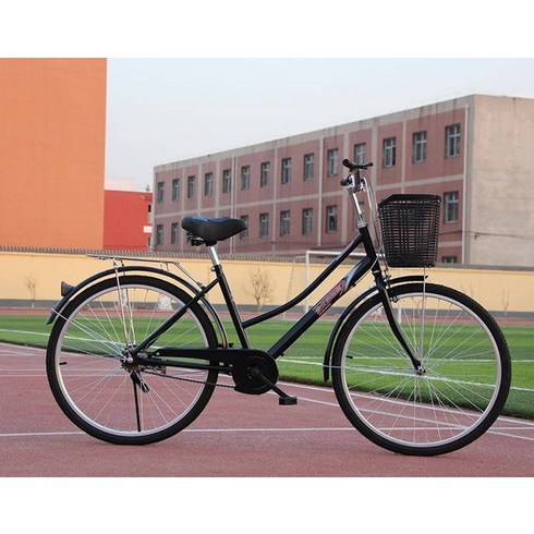 2023년 가성비 최고 자이언트프로펠어드밴스1 - 일반 로드 자전거 남녀 24인치 26인치 어른 보통 캐주얼 옛날식 경량 통근 레트로, 블랙 26인치 하이매칭, 단일 속도