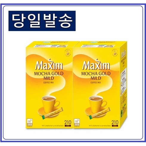 맥심 모카골드 커피믹스 210T, 12g, 210개입, 2박스