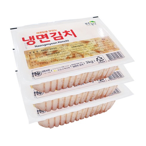 벅스웨이 냉면김치 3kg, 3개