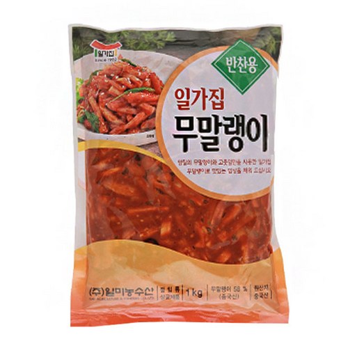 일가집 무말랭이 무침 1kg, 1개