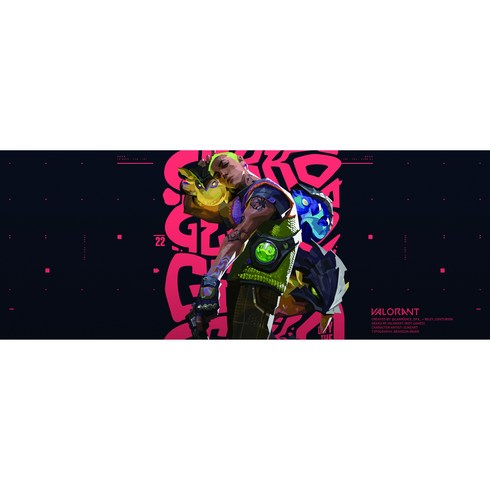 올인몰 발로란트 장패드 마우스패드 게이밍장패드 미끄럼방지, 1개, 옵션3