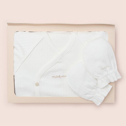 밍크뮤 [밍크뮤]IV)밍크모달배내저고리&손싸개세트33A7000001 000801