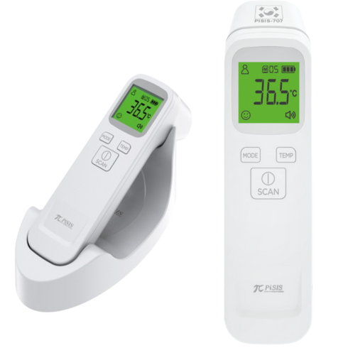 파이시스 비접촉 체온계 피부 귀 겸용 2 in 1 체온계 707, 1개