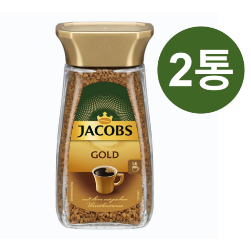 Jacobs 야콥스 크로넛 골드 인스턴트 커피 100g 2팩, 2개