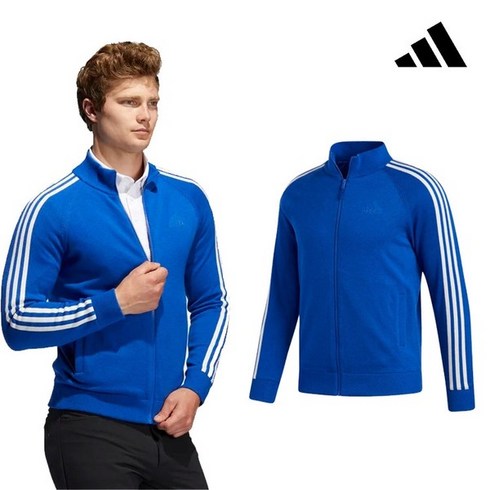 2023년 가성비 최고 아디다스골프 - 아디다스 골프 아디다스골프 남성 3선 풀집업 자켓 FS6926, FS6930 블루:XL, 1개