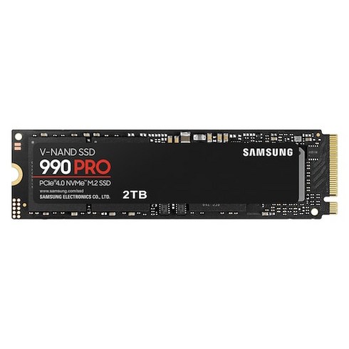 삼성980pro - 삼성전자 990 PRO PCie 4.0 NVME M.2 SSD, MZ-V9P2T0BW, 2TB