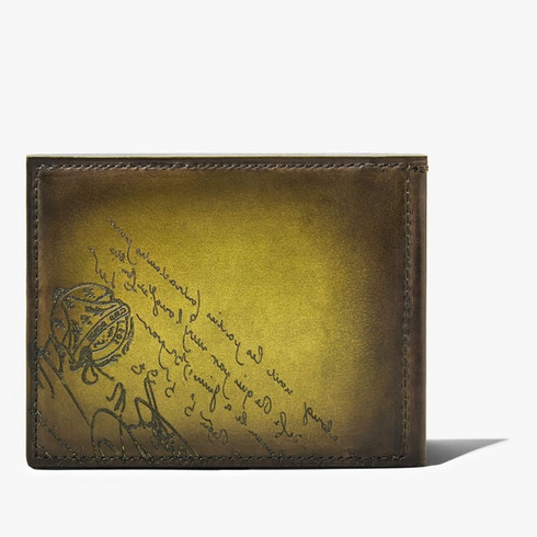 벨루티지갑 - 벨루티 남자 지갑 FIGURE_NEO-JOUR-V2 Figure Scritto Leather Compact Wallet