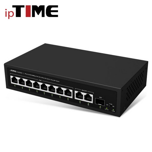 [IPTIME] 아이피타임 8포트 기가비트 스위칭 허브 8포트 PoE POE8003