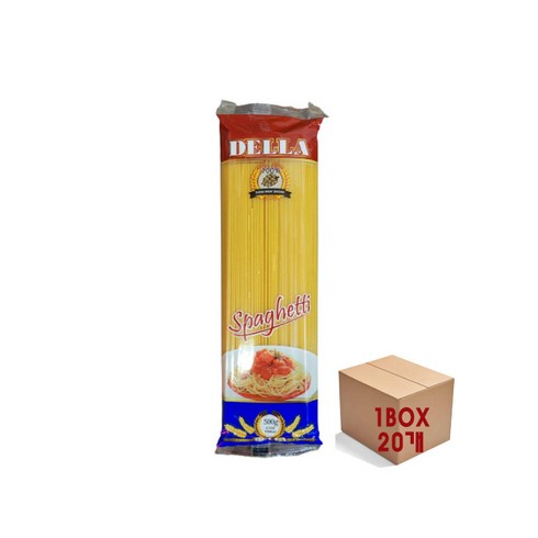 [무료배송][델라]스파게티500g x 20개, 500g