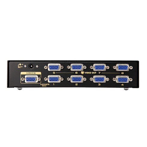 이지넷유비쿼터스 NEXT-2508VSP 1x8 VGA RGB DVI 모니터 영상 분배기, 1개
