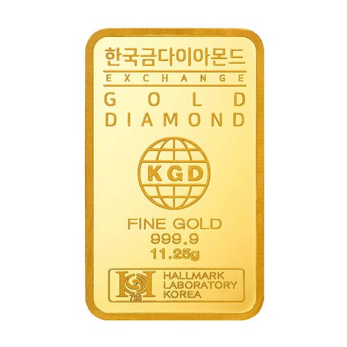 순금골드바11.25 - 한국금다이아몬드 순금 골드바 11.25g 금시세 (24K 99.99%)