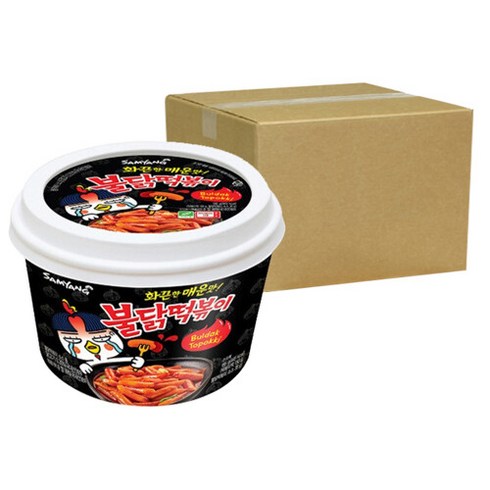 불닭쫄볶이 - 삼양식품 삼양 불닭떡볶이 16개, 185g