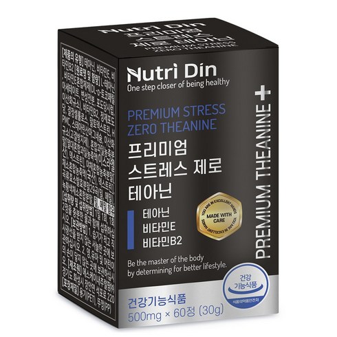 뉴트리딘 프리미엄 스트레스 제로 테아닌, 60정, 30g, 1개