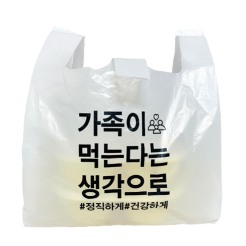 배달봉투 - 비닐봉투 배달봉투 배달비닐 봉지 돈까스 배민 도시락 치킨 포장 인쇄 비닐 소 중 대 100매, 15L, 600매