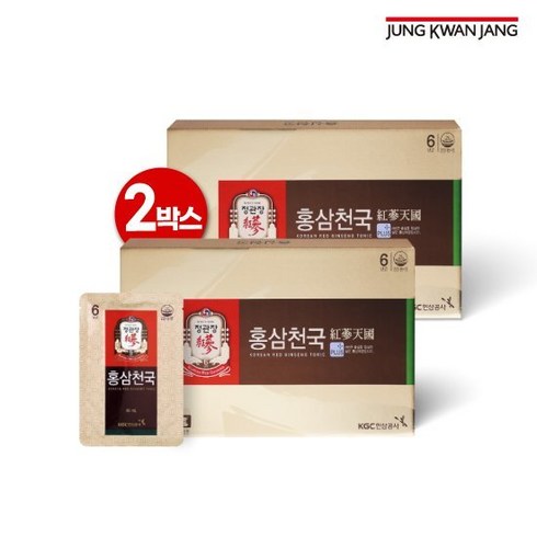 정관장 홍삼천국 파우치 2박스 (40ml) 총 60포, 단품