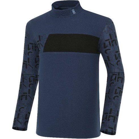 2023년 가성비 최고 와이드앵글남성 - 와이드앵글_WMW21241B9_CF 터치감이 부드러운 기모 하이넥 변형 티셔츠 M